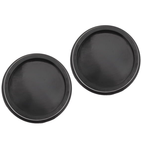 OUNONA 2 Pcs Castor Cups Ethereal Drum Accessories Practical Drum Accessory 7x7cm Black