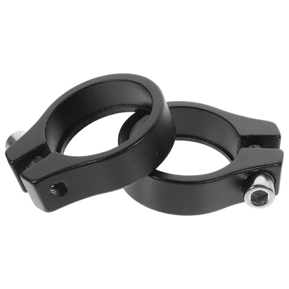 OUNONA 2 Pcs Clamps Seatpost Clamp Bike Fittings 1.3X4.2X5.1CM Black