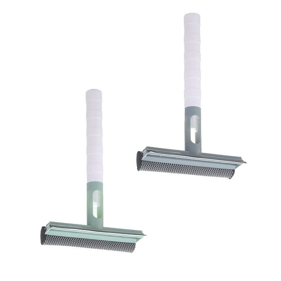 OUNONA  2 Pcs Cleaning Car Window Squeegee Rubber Scraper