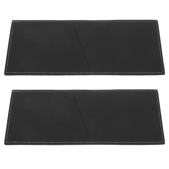 OUNONA 2pcs Leather Utensil Holders Silverware Pouch Bag for Spoon Fork Western Steak Restaurants Camping