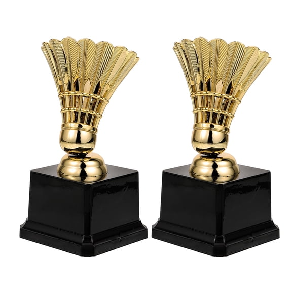 OUNONA 2 Pcs Decorative Trophy Model for Sports Receive Ratchet Spark Child