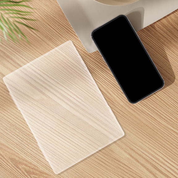 OUNONA Storage File Boxes Important Document Organizer Box Transparent PP 2 Pcs