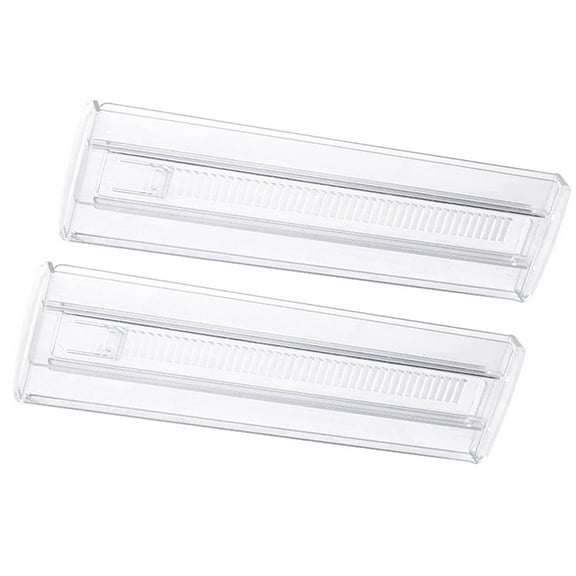 WEAVILUX plastic drawer dividers Drawer Divider Board Transparent Household Users Home 2pcs