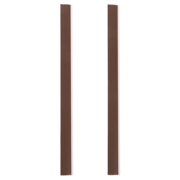 OUNONA 2 Pcs Edge Parts Garbage Shovel Edge Strips 0.00X0.00X0.00CM Dark Brown
