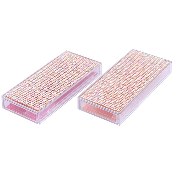 OUNONA  2 Pcs Eyelash Organizer Point Drill Pen Kit Light Stuffer Travel