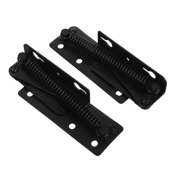 OUNONA 2 Pcs Foldable Lifting Bracket Furniture Hardware Accessories Black