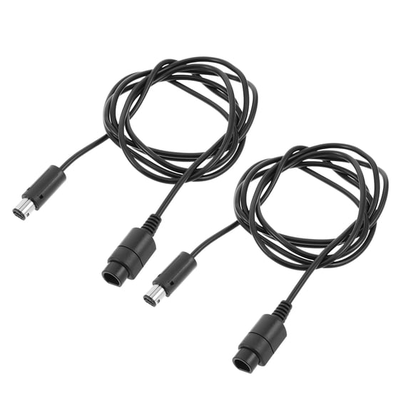 OUNONA 2 Pcs Gaming Console Extender Controller Extension Cable Black