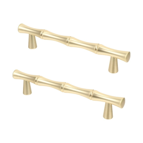 OUNONA  2 Pcs Gold Drawer Pulls Handle Creative Knob TV Cabinet Grab