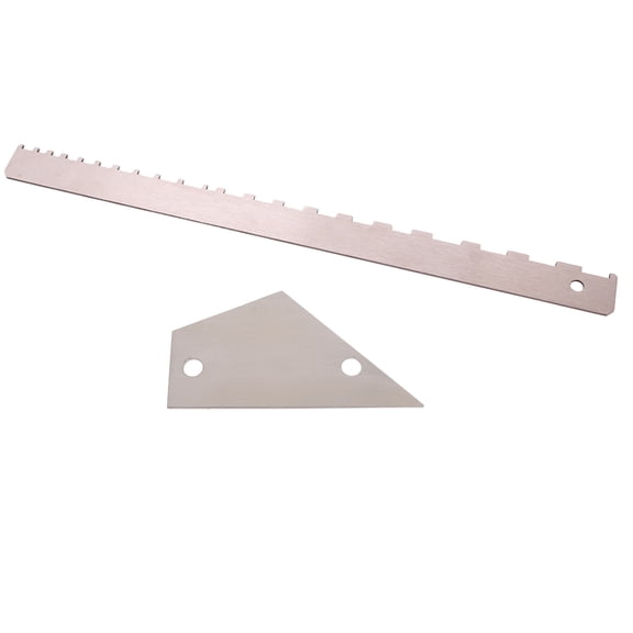 OUNONA  2 Pcs Guitar Neck Ruler Fret Leveler Fretboard Measurement Tool