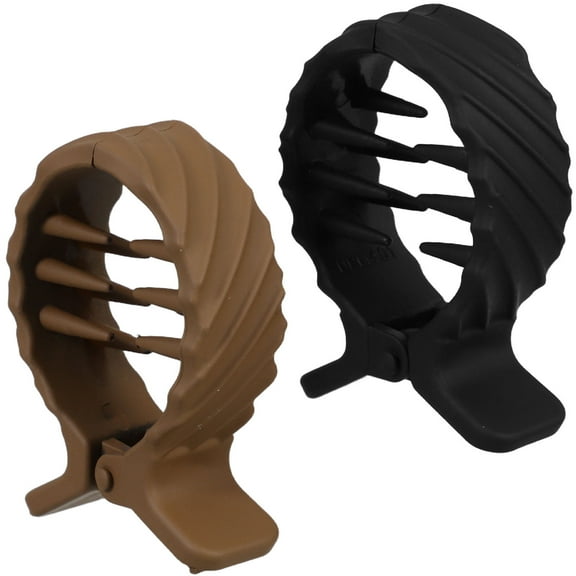 FOLOYORI Hair Clips Plastic 2Pack 1.97X1.38X0.51in