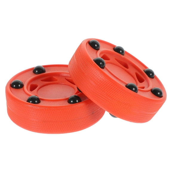 OUNONA  2 Pcs Hockey Table Game Roller Puck Ice Training Inline Men and Women Child