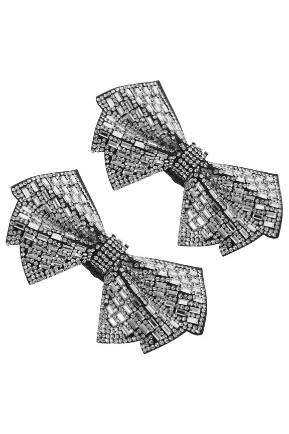 2 Pcs Indoor Screw Hooks Bow Shoe Flower Bride Miss