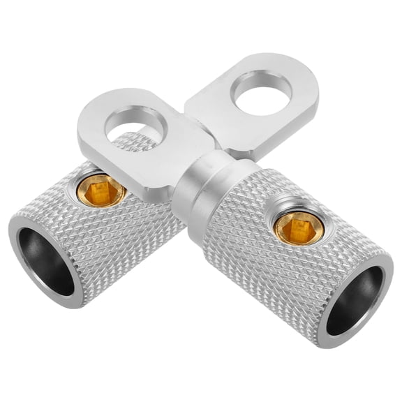 TABLETREANDS Ring Terminals Nickel Plated Power Transmission Speaker 2Pcs