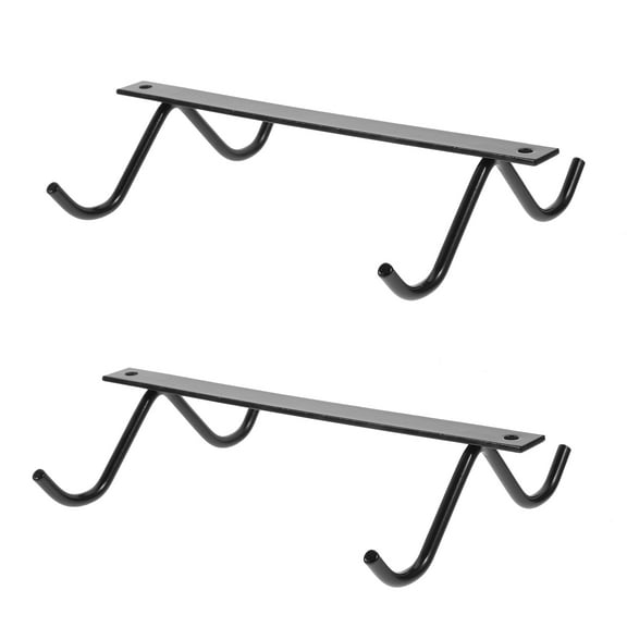 OUNONA  2 Pcs Kitchen Hook Rack Shelf for Cabinet Storage