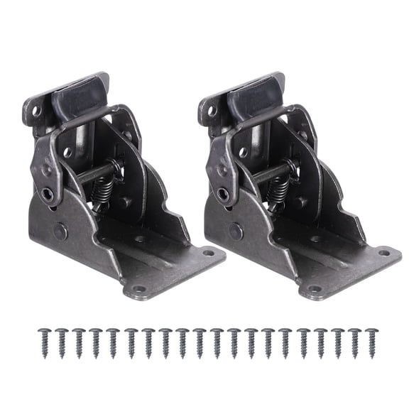 OUNONA  2 Pcs Legs Folding Table Hinge Hardware Furniture Feet Foldable