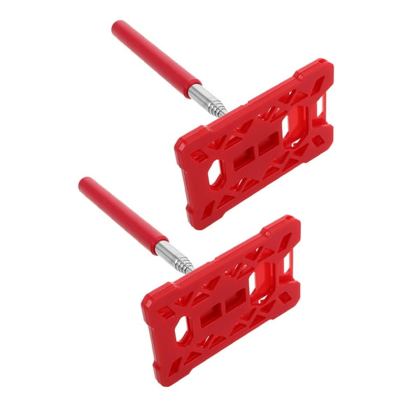 OUNONA 2 Pcs Logo Decals Enthusiast Bookmarks Parking Telescopic Check Rod