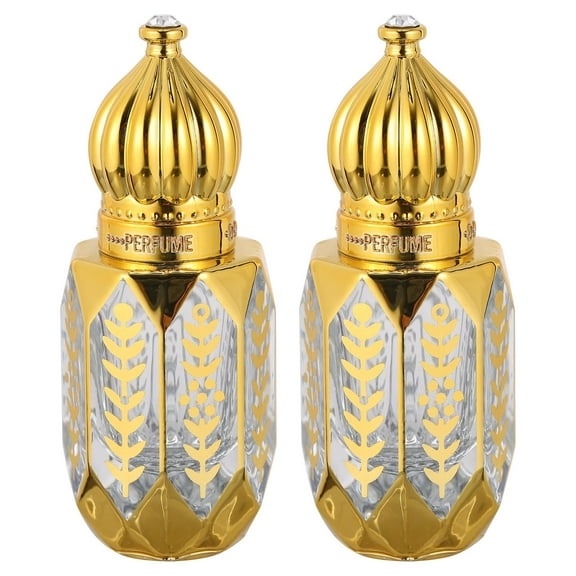 FOLOYORI Travel Perfume Bottle Design Glass Container General Users 2Pcs