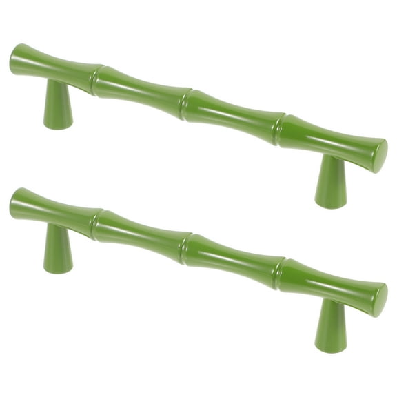 OUNONA  2 Pcs Novelty Door Knob Vintage Cabinets Knobs for Dresser Cupboards Green