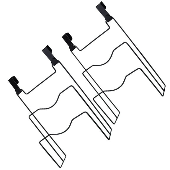 OUNONA  2 Pcs Pan Saucepan Kitchen Cabinet Door Hanging Storage Rack