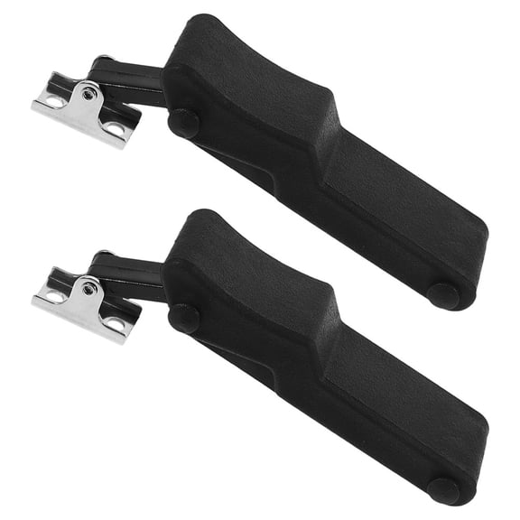 2pcs Steel Hood Latches Flexible Hasp for Tool Cabinet Engine Hood Boat Hatch Draw Latch Parts