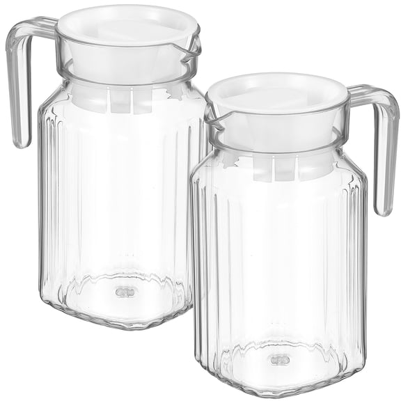 Homoyoyo Juice Water Jug Pitcher Jugs 600 Ml for Family Users 2Pcs