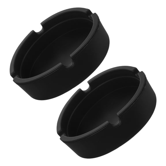 FOLOYORI 2 Pcs Silicone Insulated Coasters for Wine Bottles Table Coasters Wine Decor Single Holder Coaster Organizer