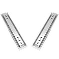 thumbnail image 1 of OUNONA  2 Pcs Silent Drawer Slide Stainless Steel Rail Fixed Slot Slides, 1 of 8