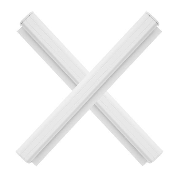 OUNONA  2 Pcs Slide Ticket Rack Desk Bill Holder Small Clips Silver