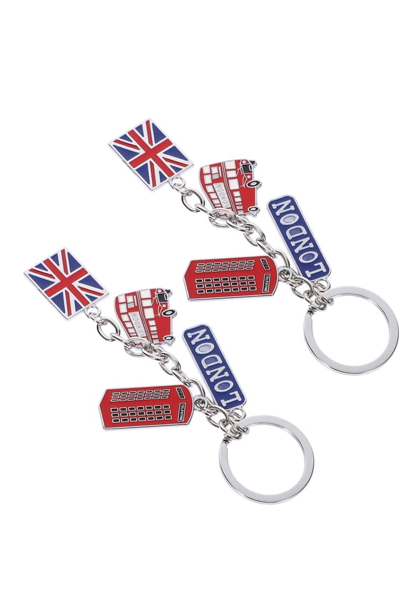 2 Pcs Souvenir Keychain New York Souvenirs Travel