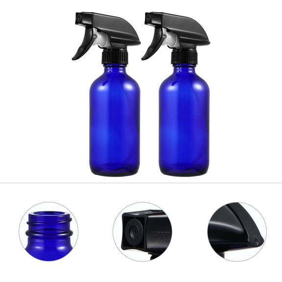 OUNONA 2 Pcs Spray Bottle Glass Container Sprayer Travel