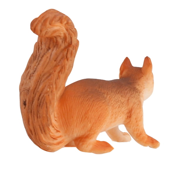 DRAFIDEEP Simulation Squirrel Model Pvc Material 2Pcs