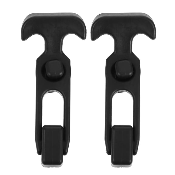 OUNONA  2 Pcs Stainless Steel Box Buckle Reed Bracket Release Black