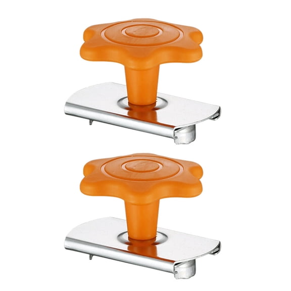 NUOLUX 2Pcs Multifunction Can Opener Stainless Steel Bottle and Jar Opener for Kitchen