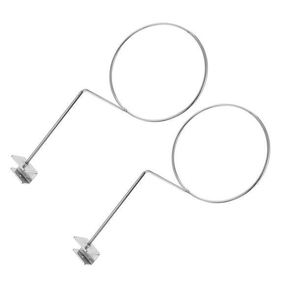 OUNONA  2 Pcs Steel Helmet Rack Wall-mounted Hook Motorcycle Accessories