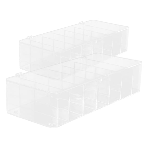 OUNONA 2 Pcs Teabag Holder Organizer Dustproof Bags Coffee Table Decor Office White