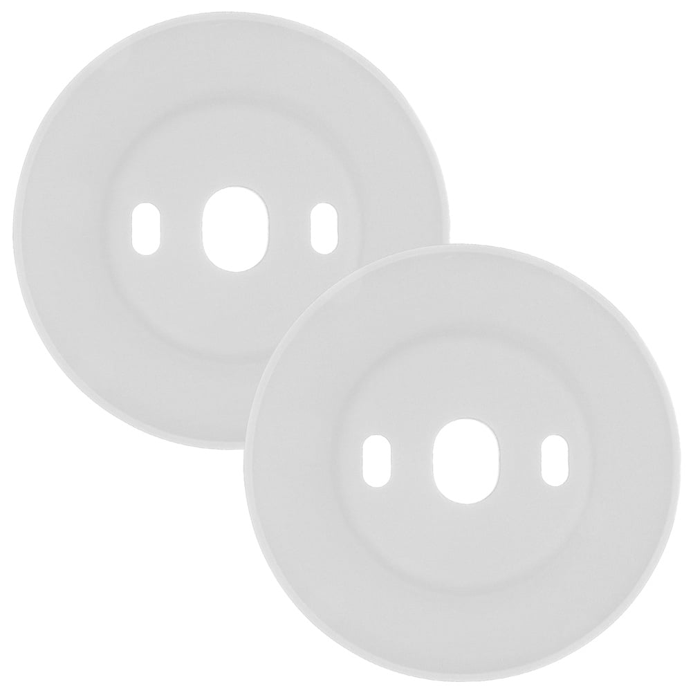 OUNONA  2 Pcs Thermostat Cover Temperature Outdoor Thermostats White
