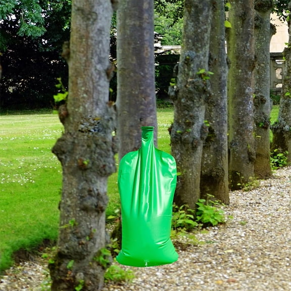 OUNONA 2 Pcs Tree Watering Bag Fertilizing Bag 4 Gallon Slow Release Drip Bag With Adjustable Dual Outlets For Newly Planted Trees And Shrubs