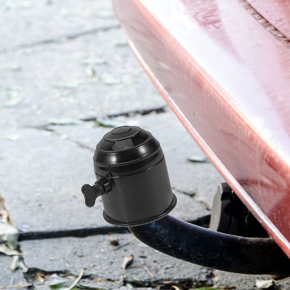 OUNONA 2 Pcs Truck Hitch Covers Towing Hitch Ball Cover Waterproof Black For Vehicle Owners