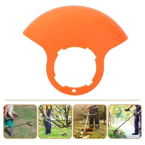 OUNONA 2 Pcs Universal 12V 24V Cordless Lawn Mower Grass Shield Portable Plastic Trimmer Guard Set