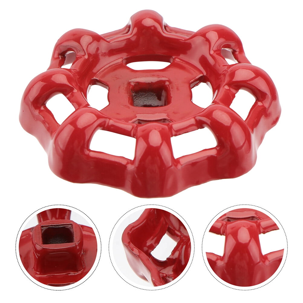 Tineasur Red Iron Gate Valve Handle, Compatible with Various Sizes ...