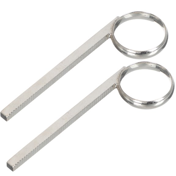 OUNONA  2 Pcs Valve Stem Caps Small Slip Ring Trumpet Repair Parts Slide