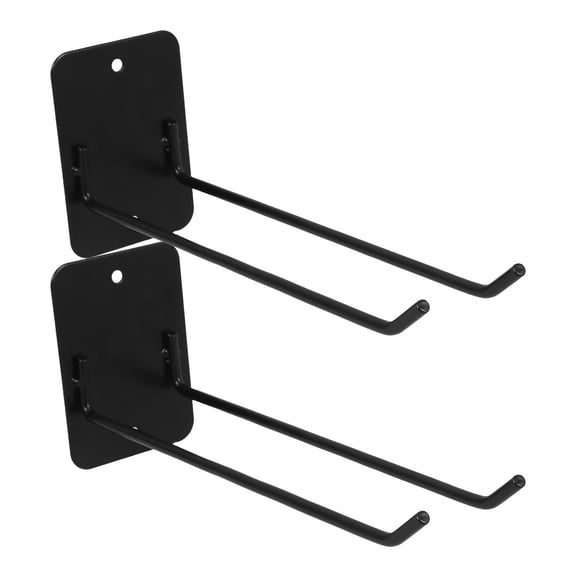 FOLOYORI Broom Rack Wall Mount Spade Hook Metal Storage Organizer Iron 2 Pcs