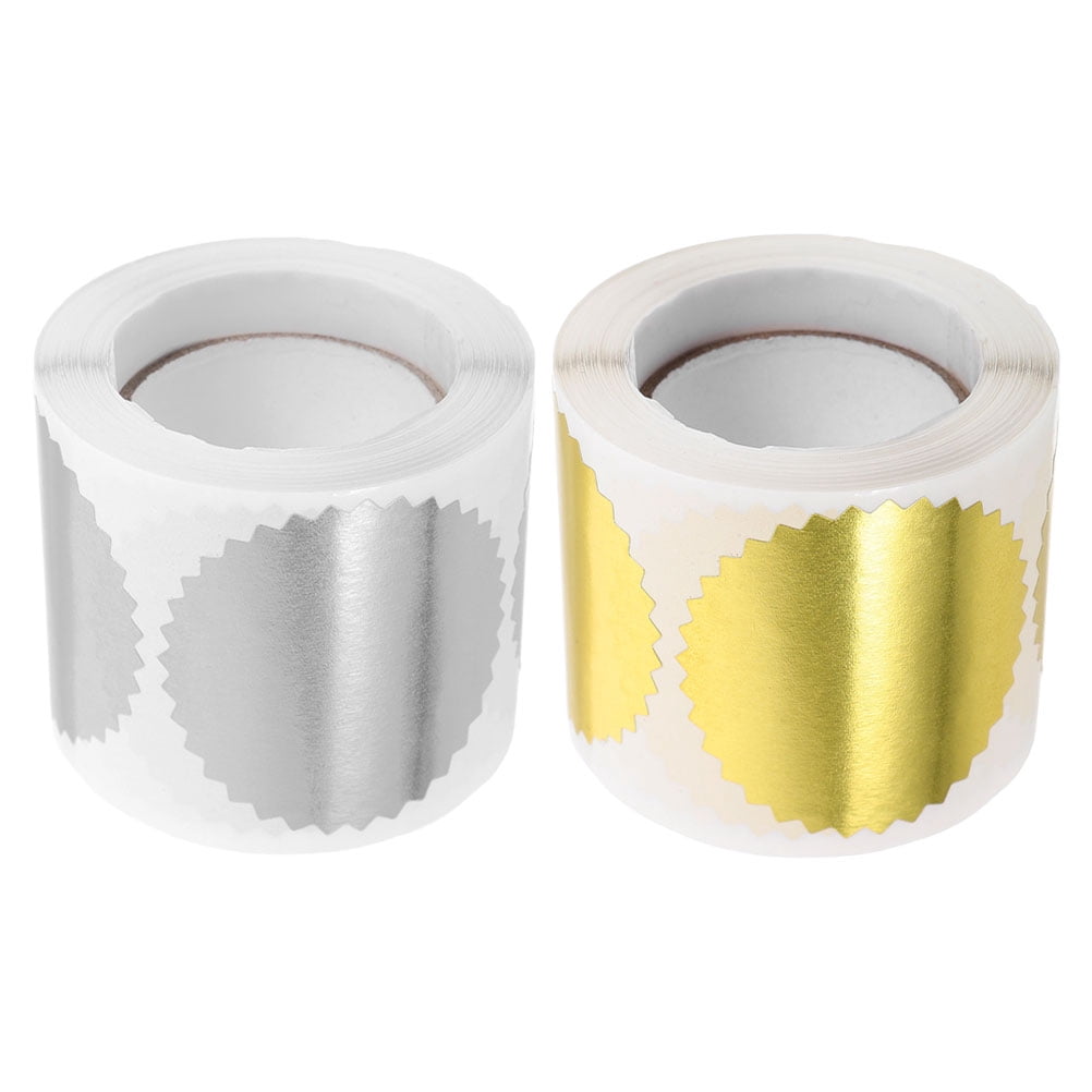 300-Piece Embossed Gold Foil Stickers – Heart & Garland Patterns For Wedding Invitations, Envelopes, Cards