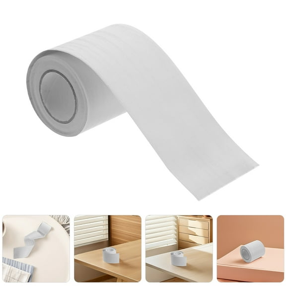 OUNONA 2 Rolls Wood Grain Peel and Stick Skirting Board Trim Self-Adhesive Baseboard Sticker for Bedroom Balcony Hallway and Corridor