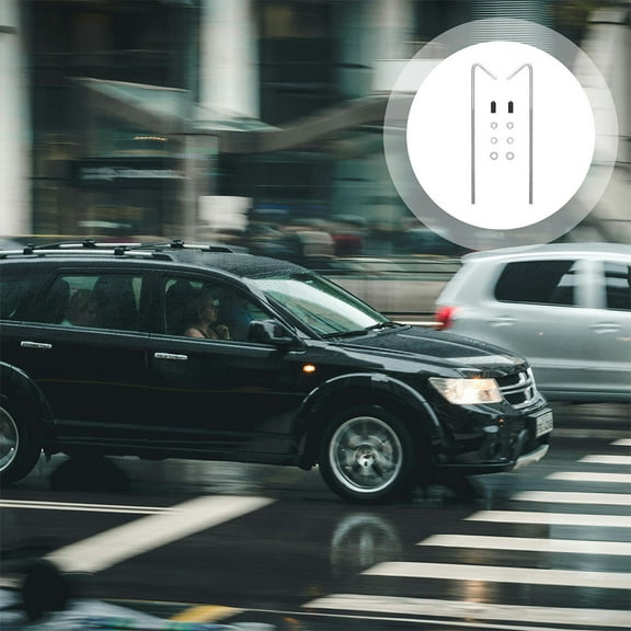 OUNONA 2 Set Car Battery Mounting Kit Stainless Steel Battery Securing Bolt Hold Down Bracket for Universal Use Car Battery Hold Down Kit