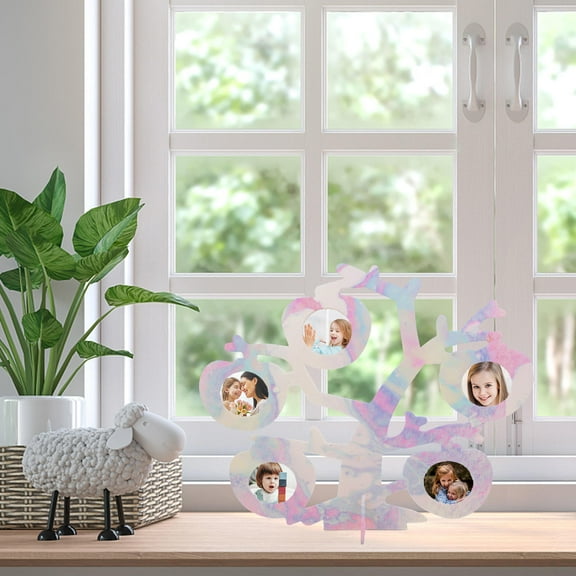 OUNONA  2 Sets Apple Tree Photo Frame Handmade Frames Child