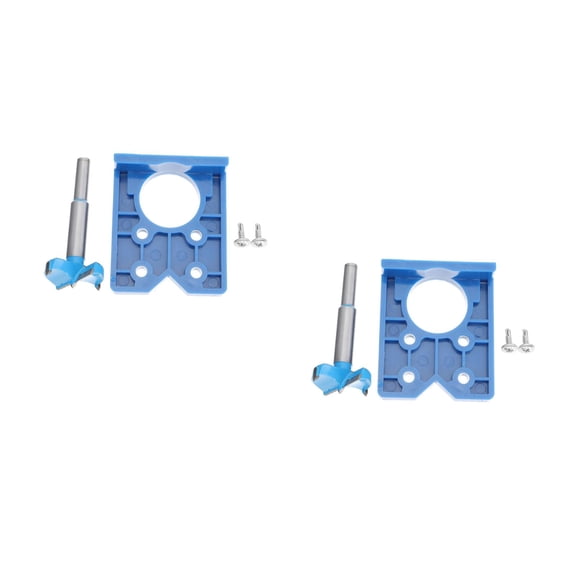 OUNONA 2 Sets Woodworking Hinge Positioning Tool Hinge Locator Hole Opener