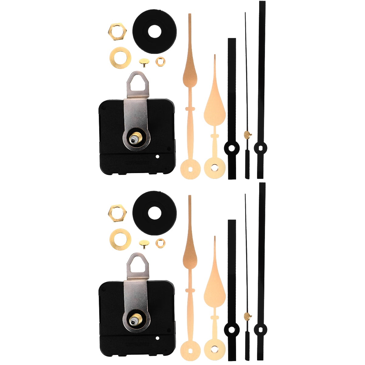 OUNONA 2 Sets of DIY Clock Mechanism Parts Replaceable Clock Movements ...