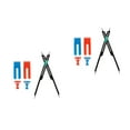 thumbnail image 1 of OUNONA 2 pcs  Multi-function Drawing Ruler Tool Compass Drawing Ruler Creative Drawing Tool, 1 of 8