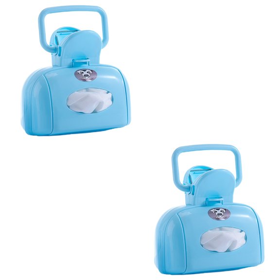 OUNONA 2 pcs Outdoor Pet Litter Picker Shovel Pet Feces Clip Cleaning up Tool Pet Supply (Random Color)